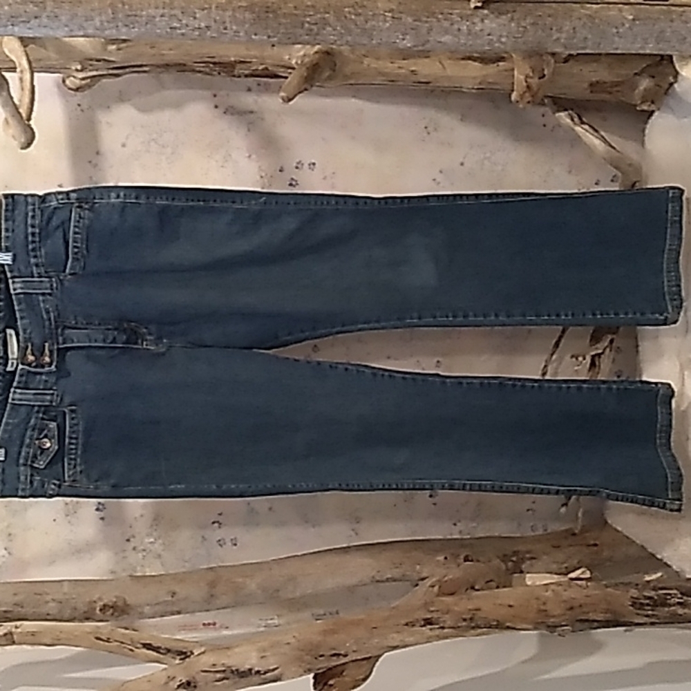 Lee natural bootcut women's medium wash,zipper fly denim jeans size 14/ medium